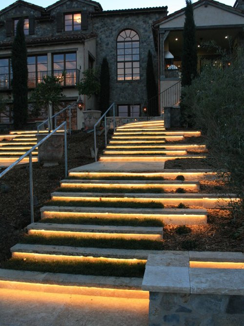 Best ideas about Outdoor Stair Lighting
. Save or Pin Exterior Stair Lighting Ideas Remodel and Decor Now.