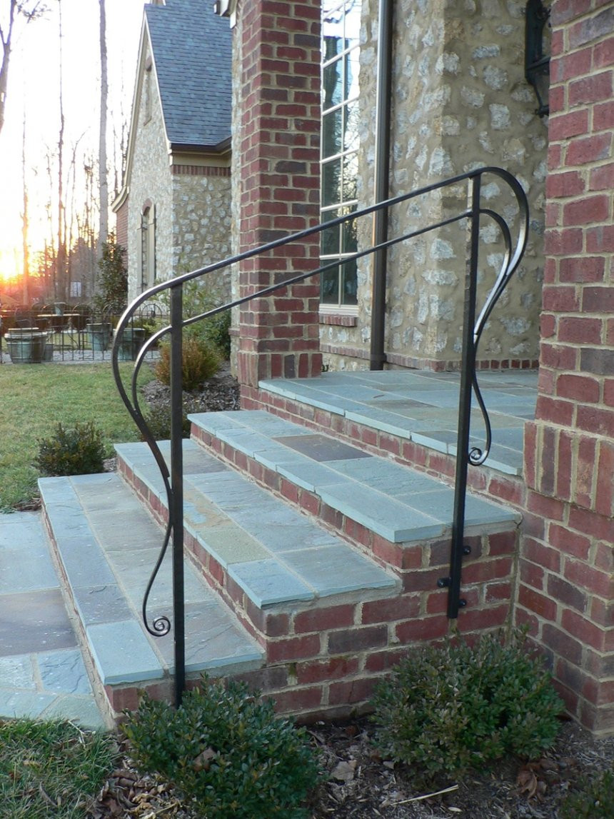 Best ideas about Outdoor Stair Railings
. Save or Pin Wooden Exterior Stairs With Metal Railings Handrail Kits Now.