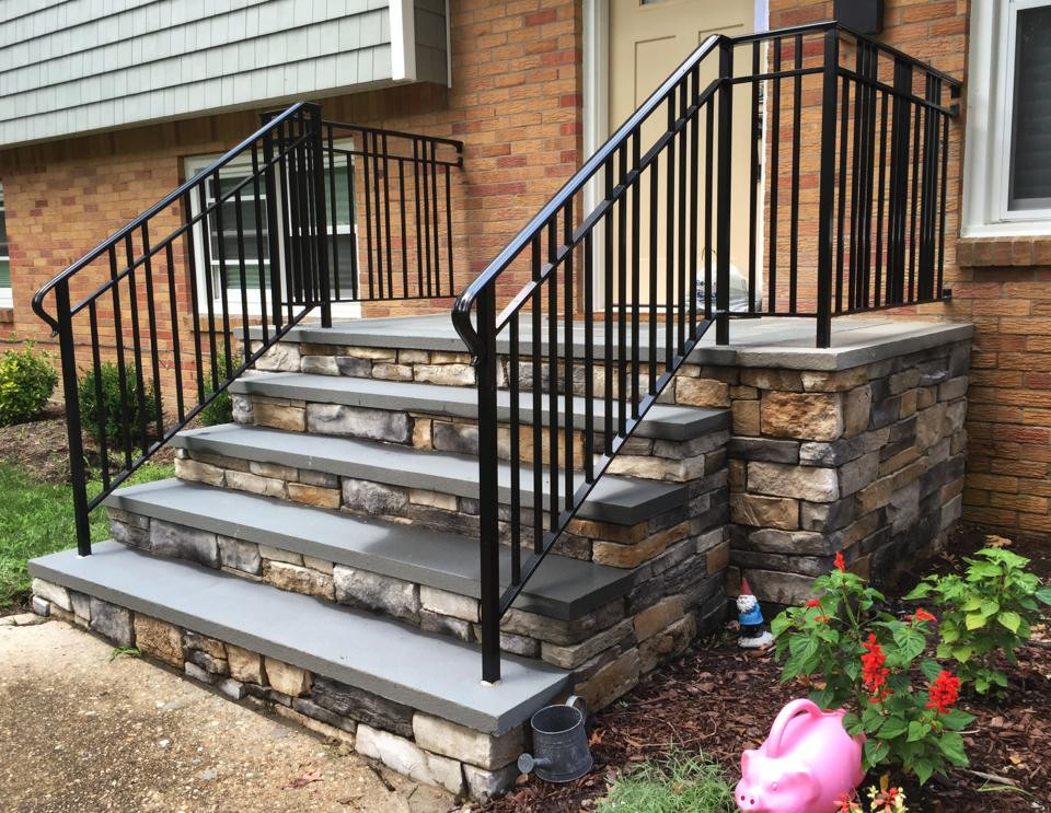Best ideas about Outdoor Stair Railings
. Save or Pin To Replace a Metal Exterior Stair Railings Now.