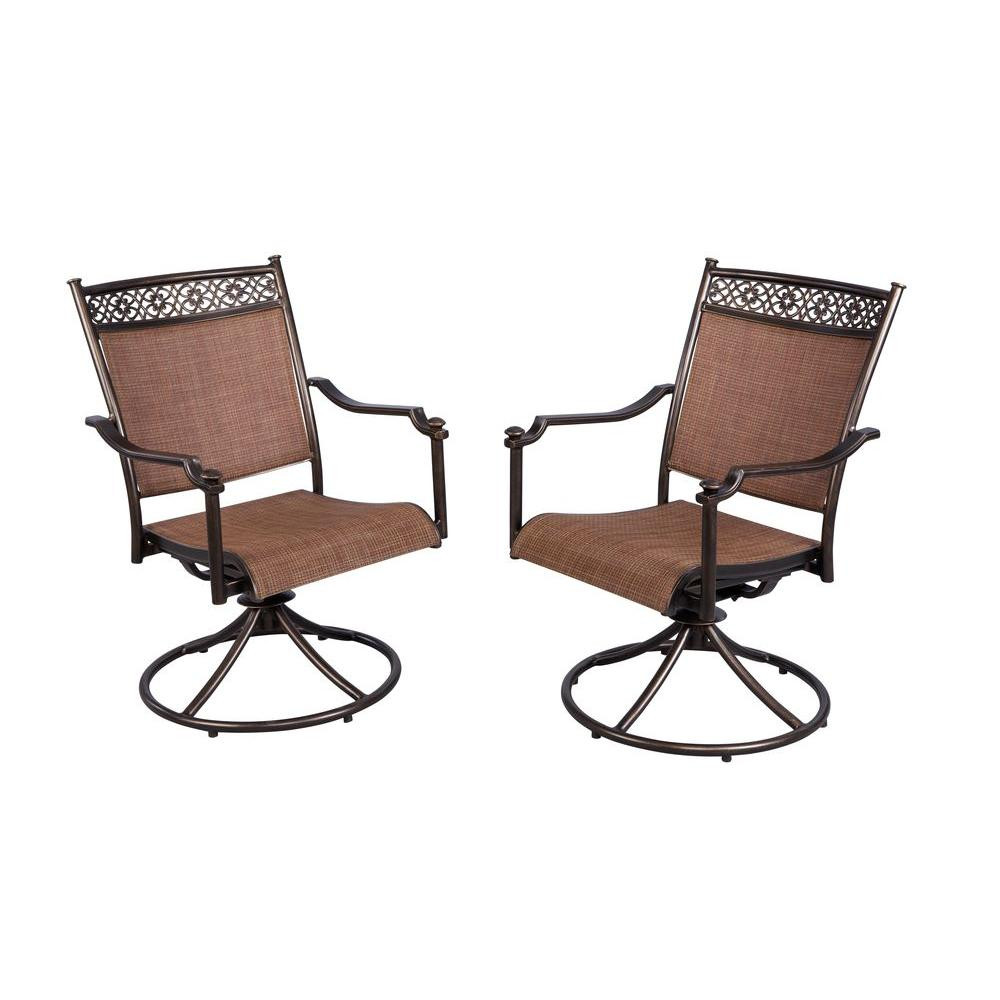Best ideas about Outdoor Swivel Chairs
. Save or Pin Hampton Bay Niles Park Sling Patio Swivel Rockers 2 Pack Now.
