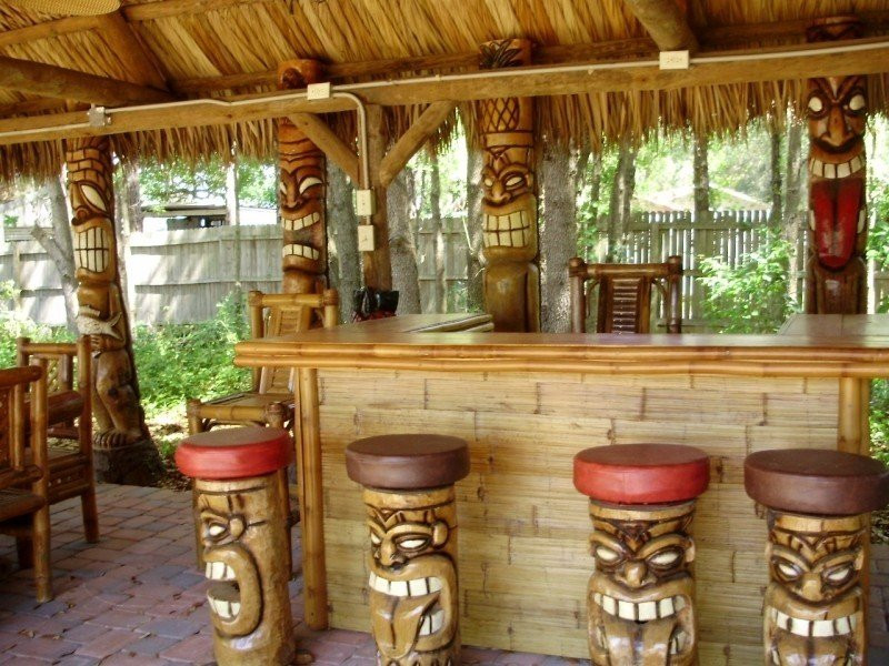Best ideas about Outdoor Tiki Bar
. Save or Pin Tiki Bar Stools Foter Now.