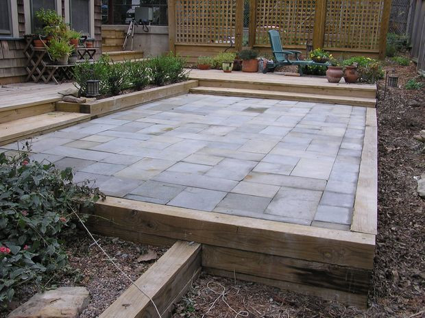 Best ideas about Outdoor Tile For Patio
. Save or Pin Outdoor Patio Flooring Options bine stone tile w wood Now.