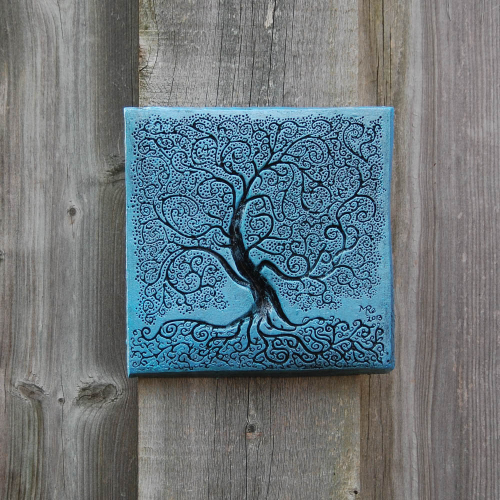 Best ideas about Outdoor Wall Art
. Save or Pin Tree of Life Wall Plaque Garden Decor Blue Tree Garden Art Now.