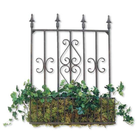 Best ideas about Outdoor Wall Planters Wrought Iron
. Save or Pin Create a focal point in your European style garden with Now.