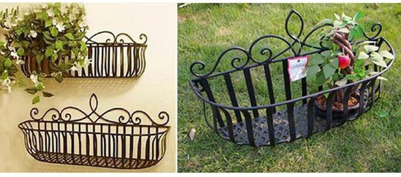 Best ideas about Outdoor Wall Planters Wrought Iron
. Save or Pin Wrought Iron Window Planter Box Wall Plant Garden Holder Now.