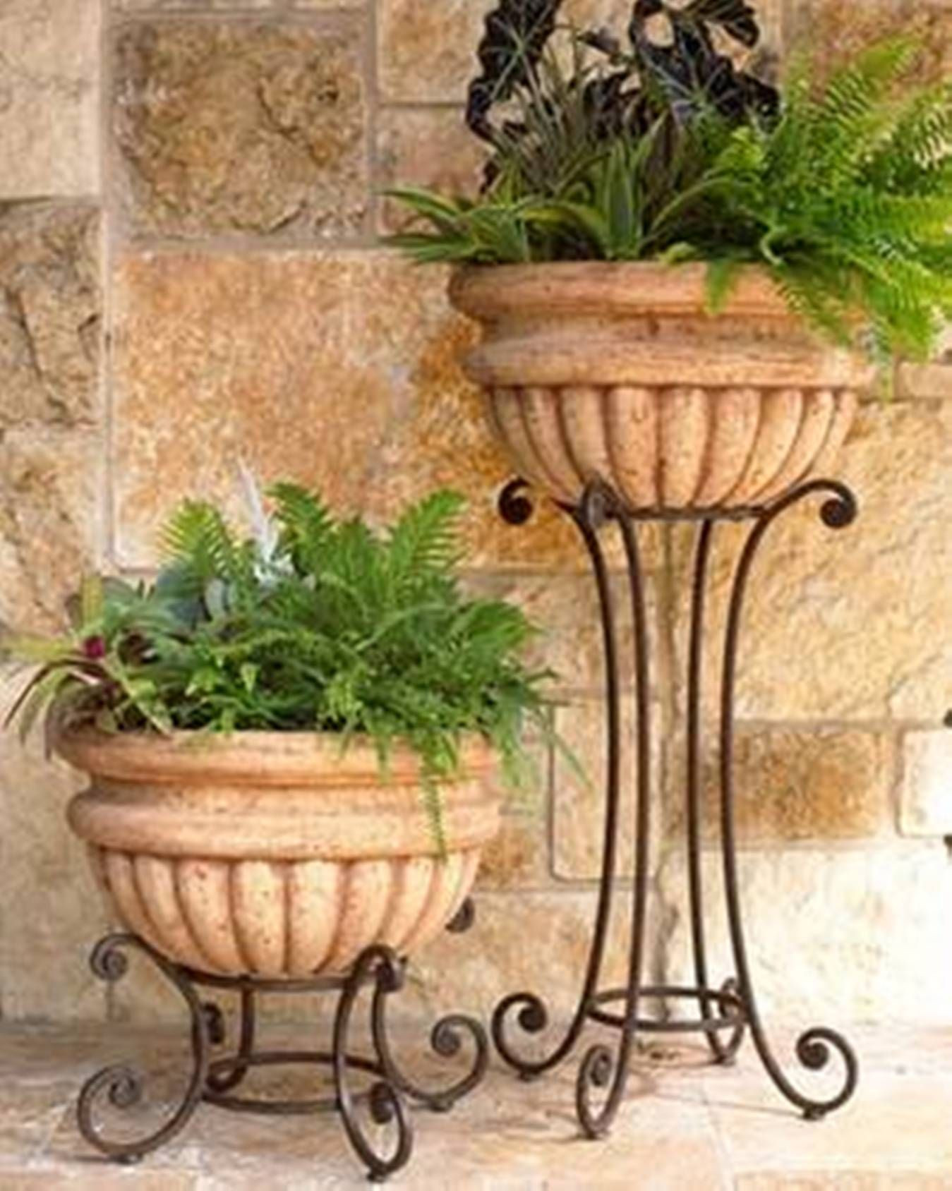 Best ideas about Outdoor Wall Planters Wrought Iron
. Save or Pin Home Design and Decor Wrought Iron Planters Tall And Now.