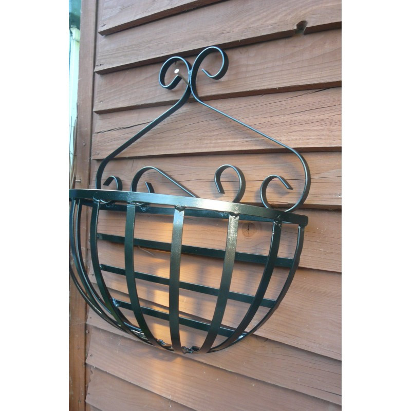 Best ideas about Outdoor Wall Planters Wrought Iron
. Save or Pin Flower planter Wall mounted flower holder 18in wrought iron Now.