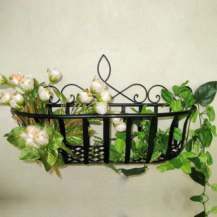 Best ideas about Outdoor Wall Planters Wrought Iron
. Save or Pin Wrought Iron Metal Wire Wall Planter Window Box Garden Now.