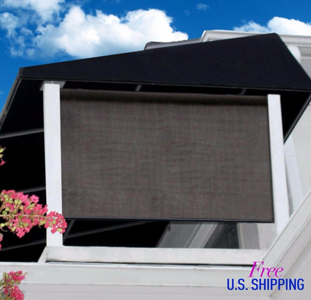 Best ideas about Outdoor Window Shades
. Save or Pin Outdoor Window Shade Exterior Solar Roll Up Patio Curtain Now.