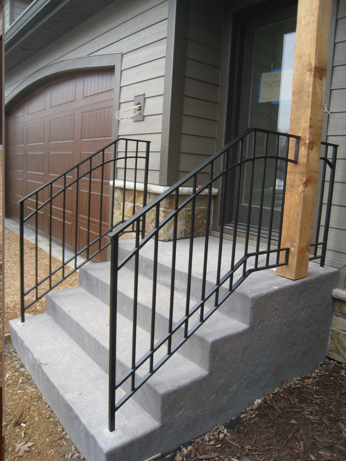Best ideas about Outdoor Wrought Iron Stair Railing
. Save or Pin Exterior Step Railings O Brien Ornamental Iron Now.