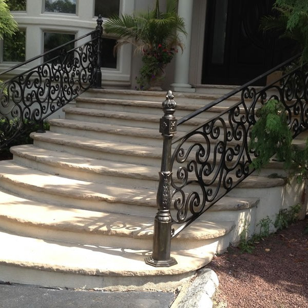 Best ideas about Outdoor Wrought Iron Stair Railing
. Save or Pin Exterior Wrought Iron Stair Railings Home Depot Interior Now.