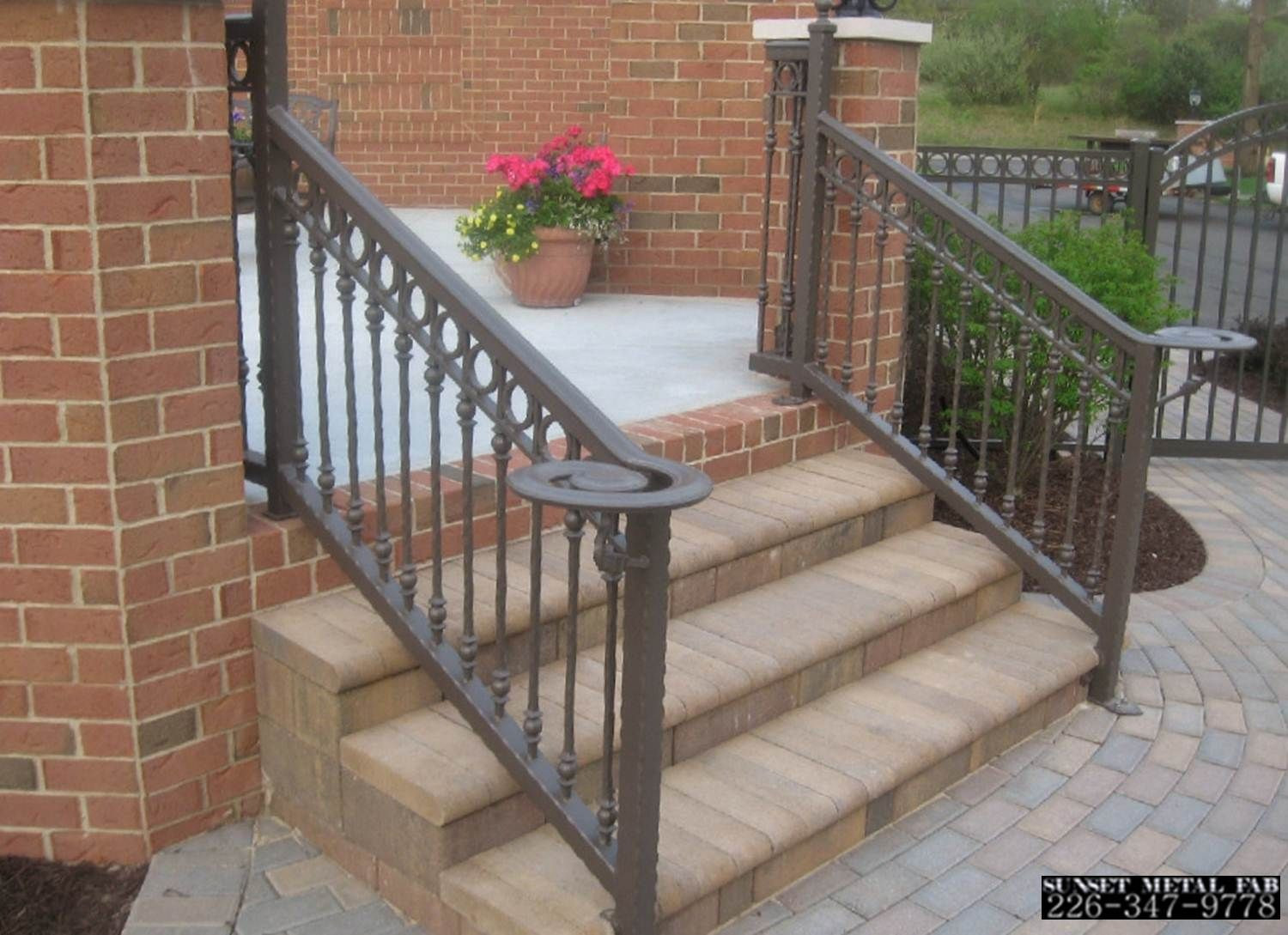 Best ideas about Outdoor Wrought Iron Stair Railing
. Save or Pin Wrought Iron Railings Home Depot Now.