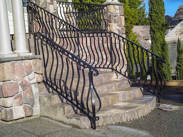Best ideas about Outdoor Wrought Iron Stair Railing
. Save or Pin Exterior Wrought Iron Stair Railings Home Depot Interior Now.