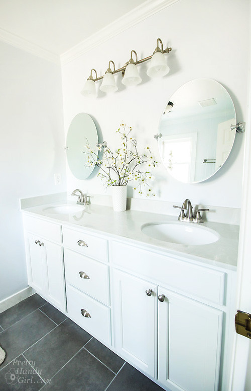 Best ideas about Oval Bathroom Mirror
. Save or Pin How to Hang a Frameless Oval Mirror Pretty Handy Girl Now.