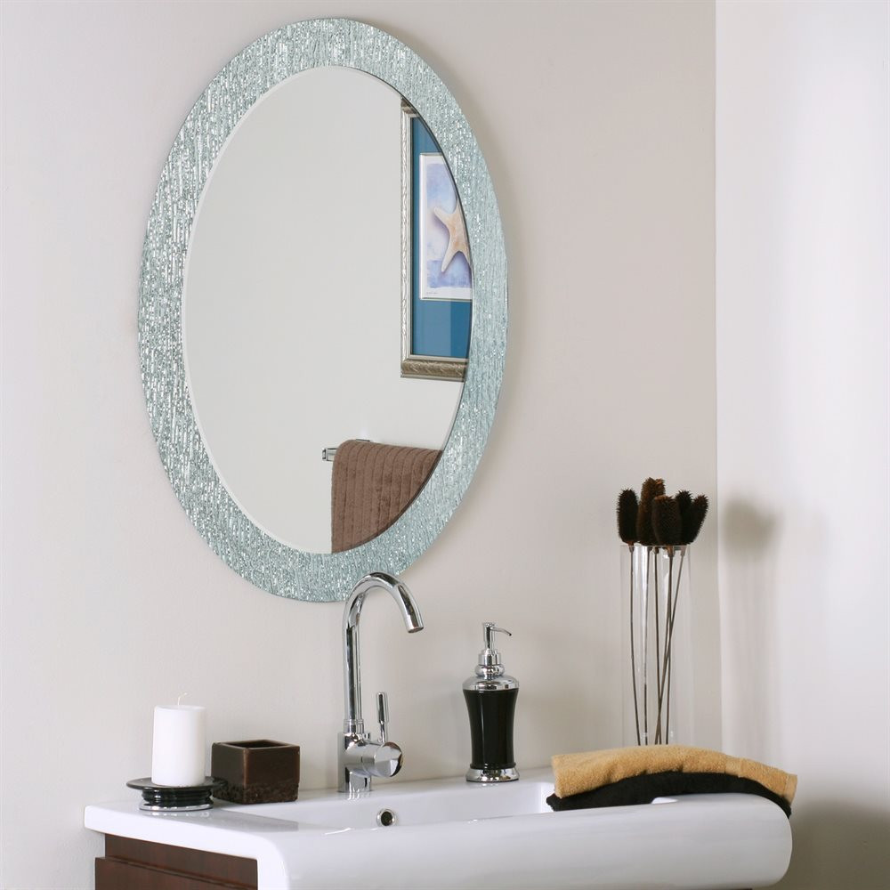 Best ideas about Oval Bathroom Mirror
. Save or Pin Decor Wonderland SSM5005 4 Molten Oval Bathroom Mirror Now.