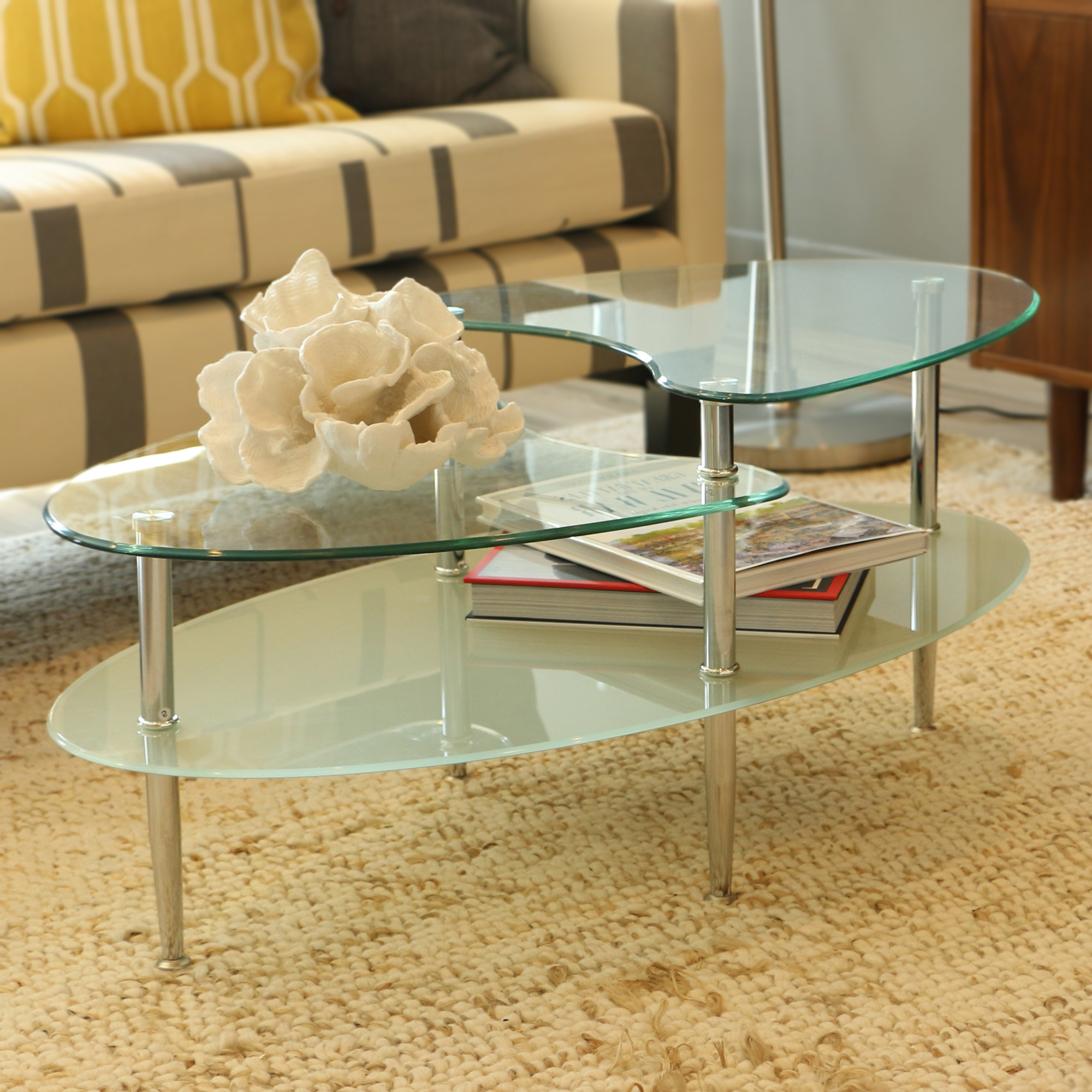 Best ideas about Oval Glass Coffee Table
. Save or Pin Home Loft Concepts Glass Oval Coffee Table & Reviews Now.
