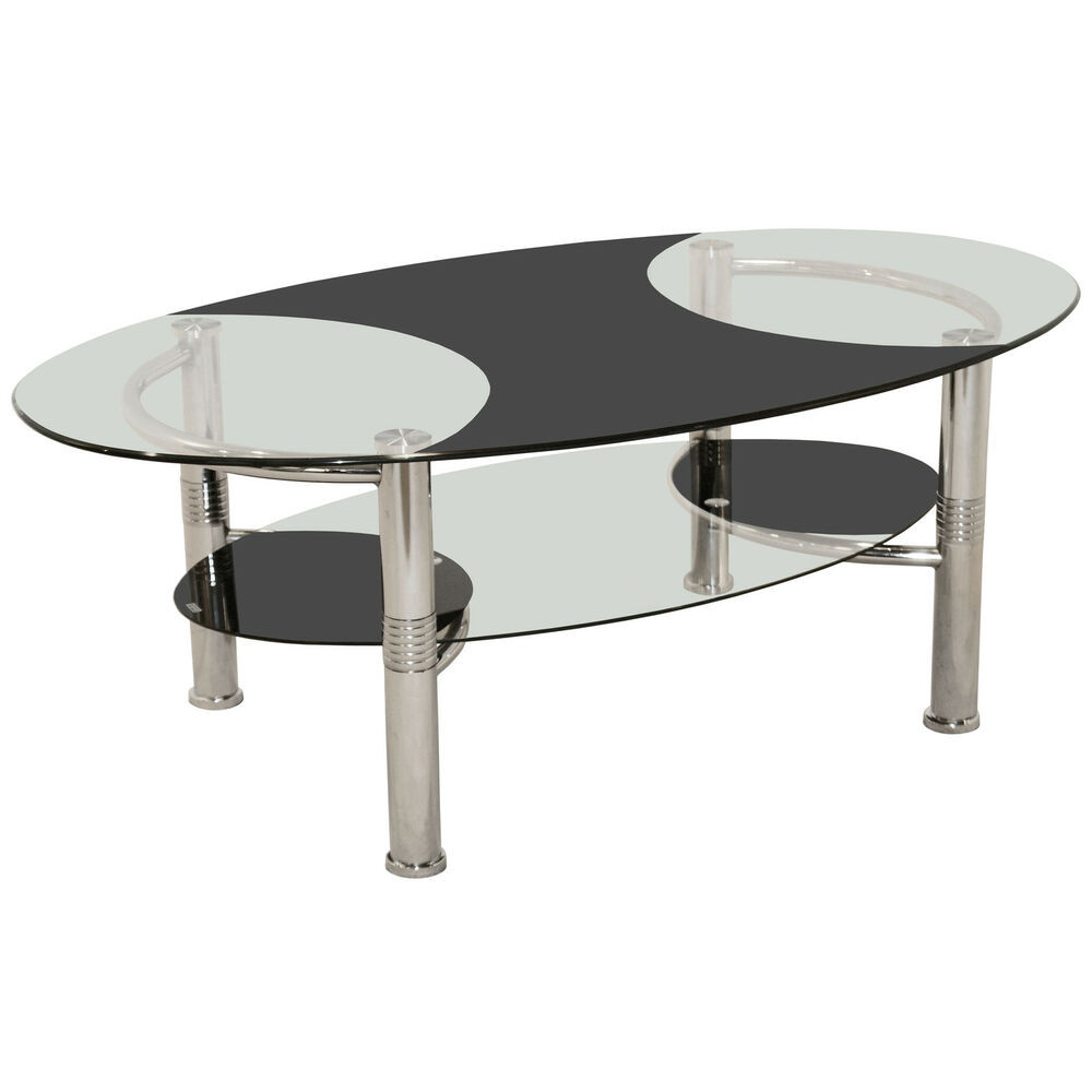 Best ideas about Oval Glass Coffee Table
. Save or Pin Chrome Metal & Glass Oval Coffee Table with Shelf Now.