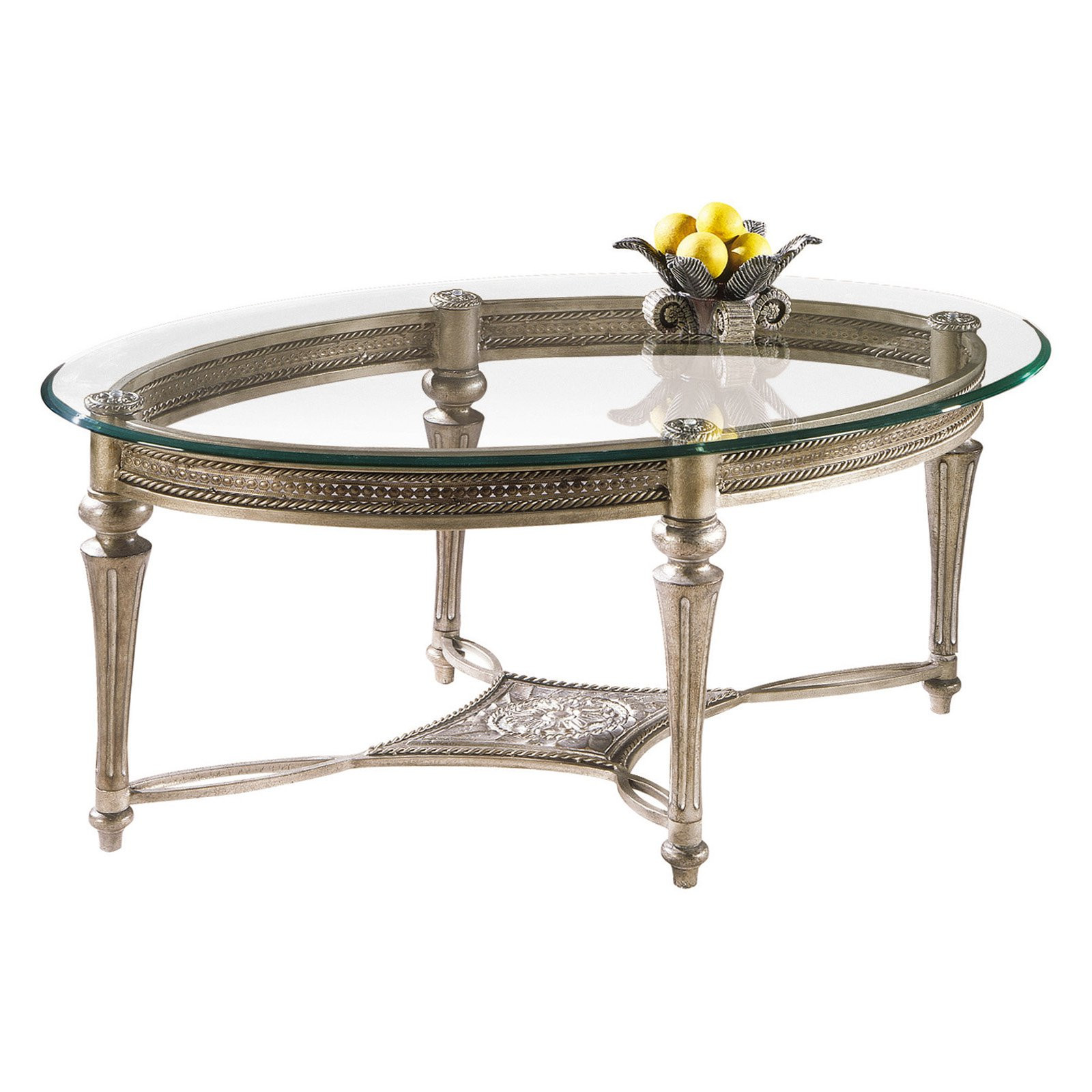 Best ideas about Oval Glass Coffee Table
. Save or Pin Magnussen Galloway Oval Iron and Glass Cocktail Table Now.