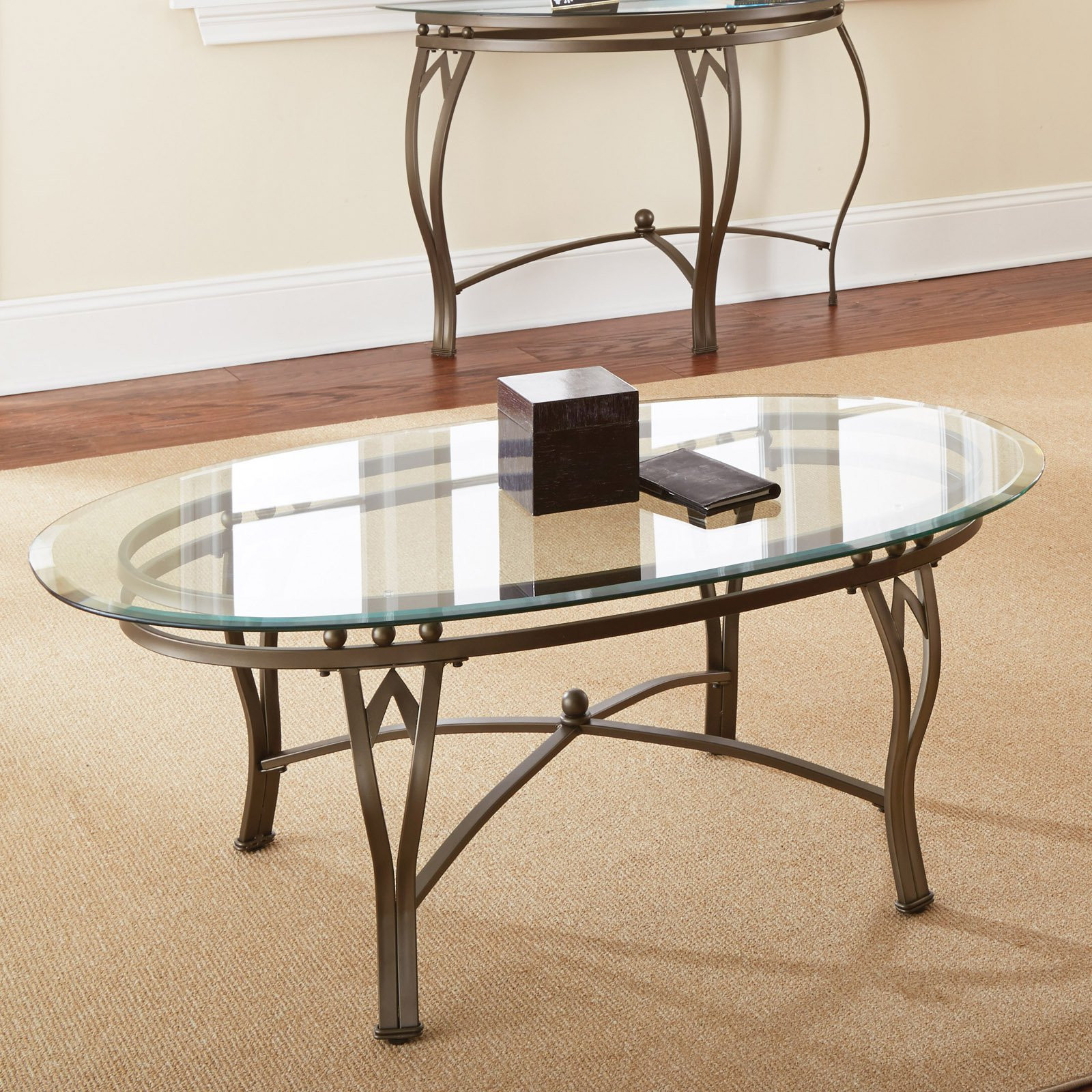 Best ideas about Oval Glass Coffee Table
. Save or Pin Steve Silver Madrid Oval Glass Top Coffee Table Coffee Now.