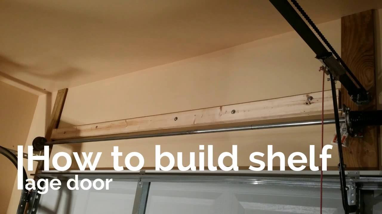 Best ideas about Over Garage Door Storage
. Save or Pin How easy to build shelf storage above garage door DIY Now.