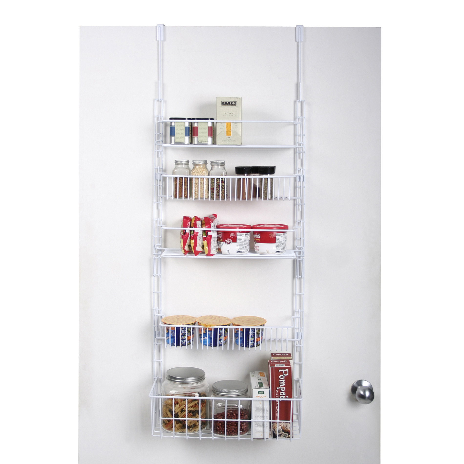 Best ideas about Over The Door Pantry Organizer
. Save or Pin Essential Home Over The Door Pantry Organizer White Now.