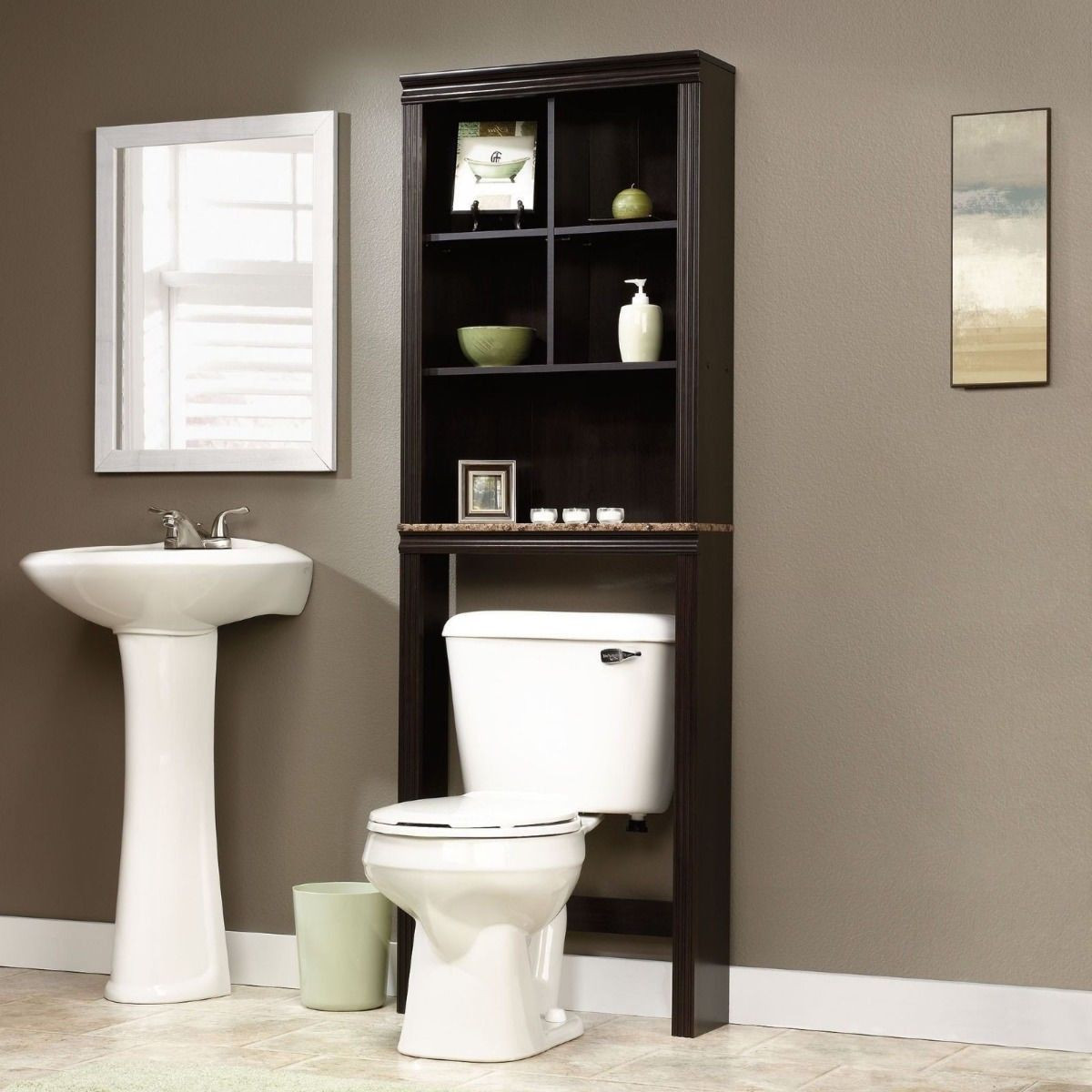 Best ideas about Over The Toilet Cabinets
. Save or Pin Bathroom Cabinet Over Toilet Shelf Space Saver Storage Now.