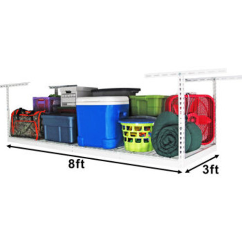 Best ideas about Overhead Garage Storage Costco
. Save or Pin SafeRacks 3 ft x 8 ft Overhead Garage Storage Rack and Now.