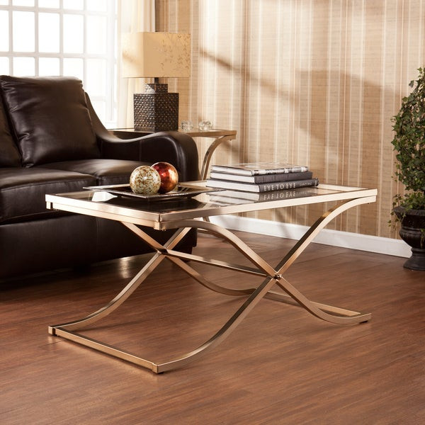 Best ideas about Overstock Coffee Table
. Save or Pin Shop Harper Blvd Ambrosia Champagne Brass Cocktail Coffee Now.