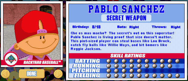 Best ideas about Pablo Sanchez Backyard Baseball
. Save or Pin Backyard Sports Player Profile [18 of 30] Pablo Sanchez Now.