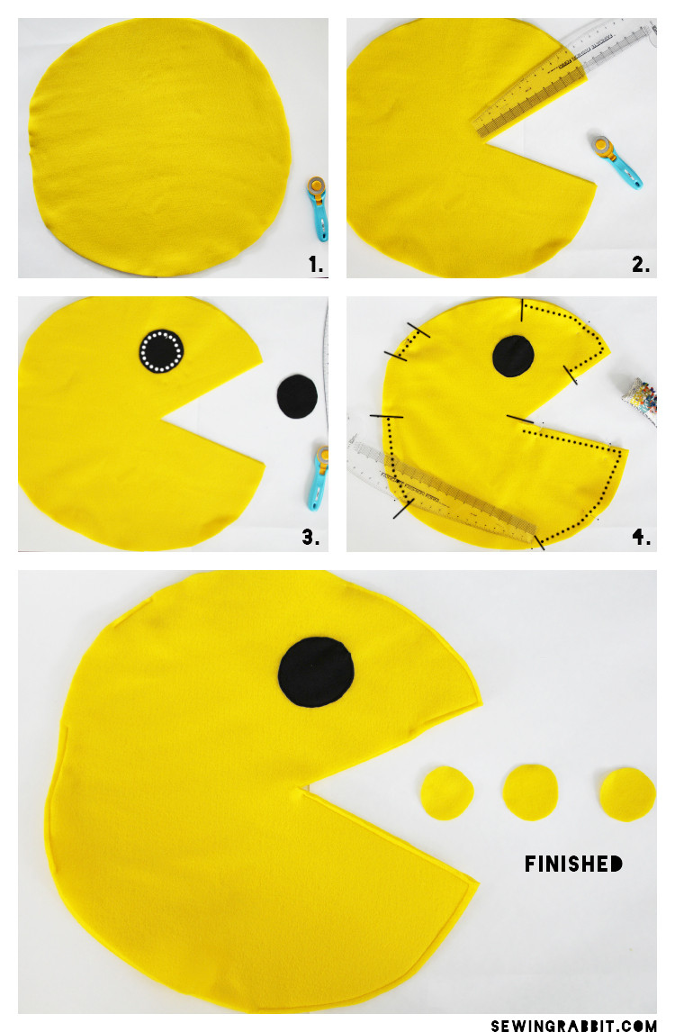 Best ideas about Pac Man Costume DIY
. Save or Pin Pac Man & Ghost Costume DIY The Sewing Rabbit Now.