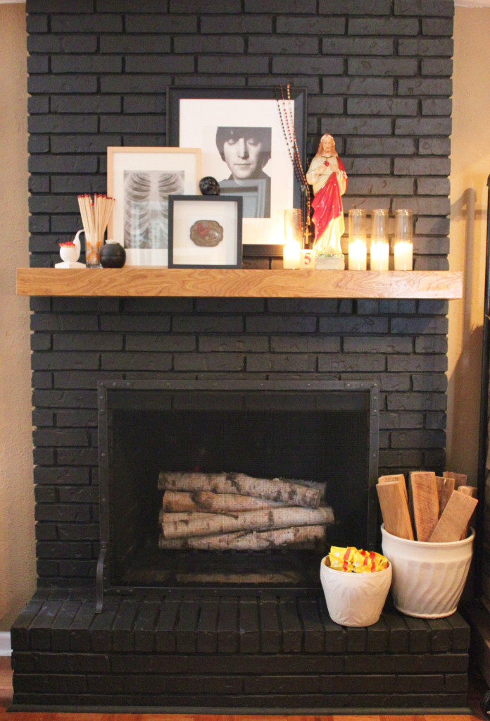 Best ideas about Paint Brick Fireplace
. Save or Pin Beautiful Dark Gray & Black Fireplaces Now.