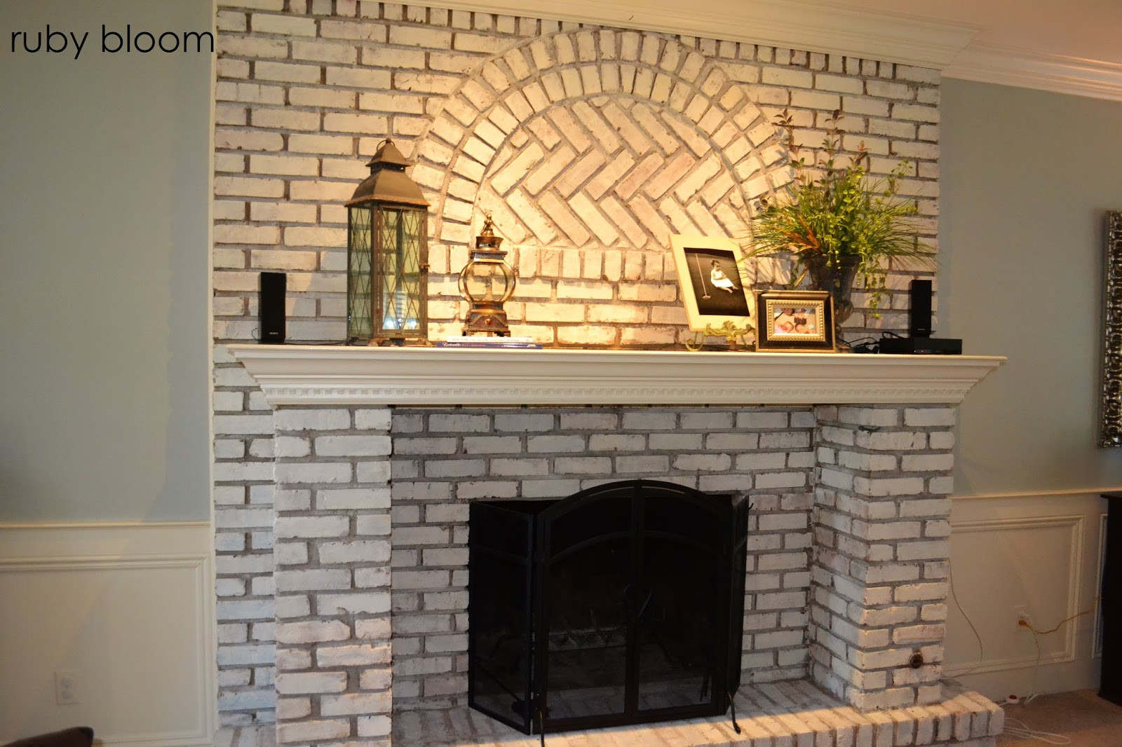 Best ideas about Paint Brick Fireplace
. Save or Pin ruby bloom Painted brick fireplace Now.