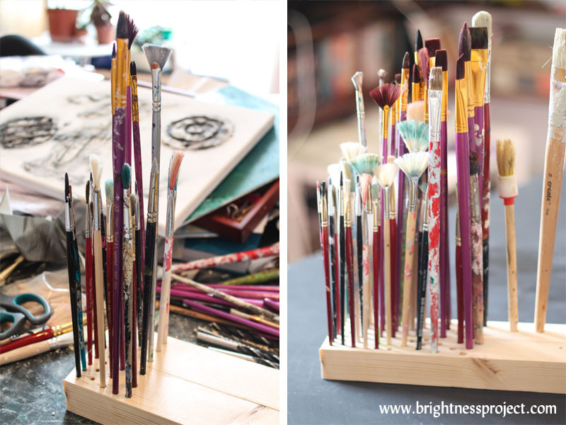 Best ideas about Paint Brush Holder DIY
. Save or Pin DIY Paint Brush Holder Now.