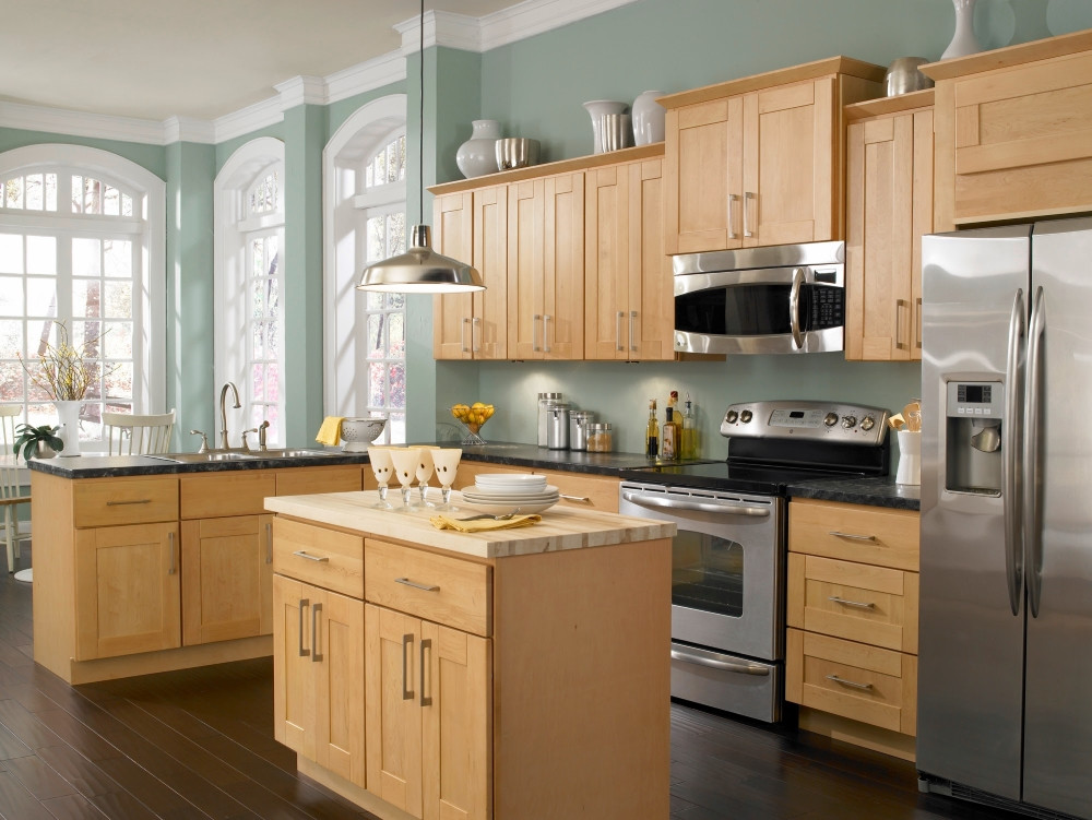 Best ideas about Paint Colors For Kitchen Cabinets
. Save or Pin Kitchen Paint Colors with Maple Cabinets Home Furniture Now.