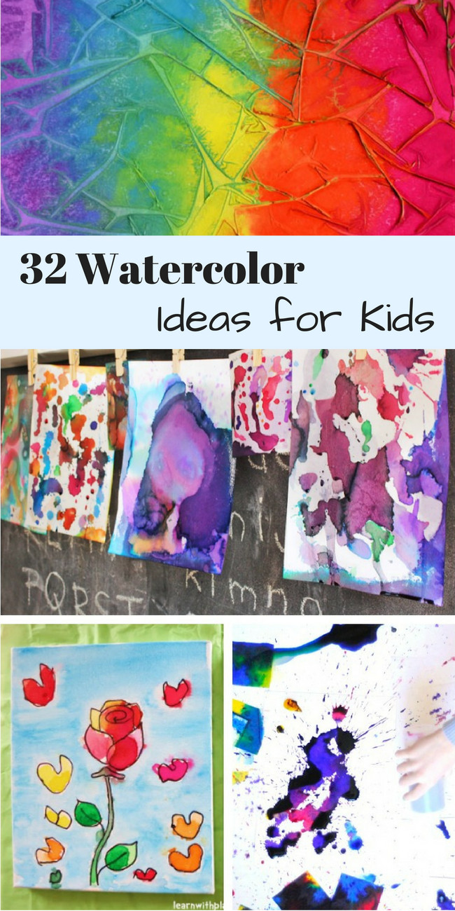 Best ideas about Paint Ideas For Preschoolers
. Save or Pin 32 Easy Watercolor Painting Ideas How Wee Learn Now.