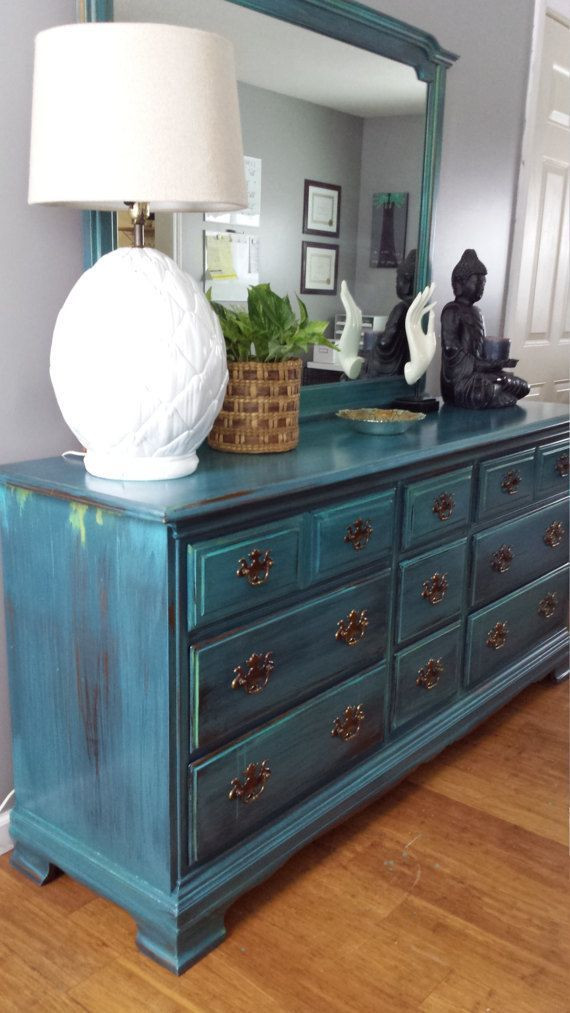 Best ideas about Painted Bedroom Furniture Ideas
. Save or Pin 25 best ideas about Teal dresser on Pinterest Now.