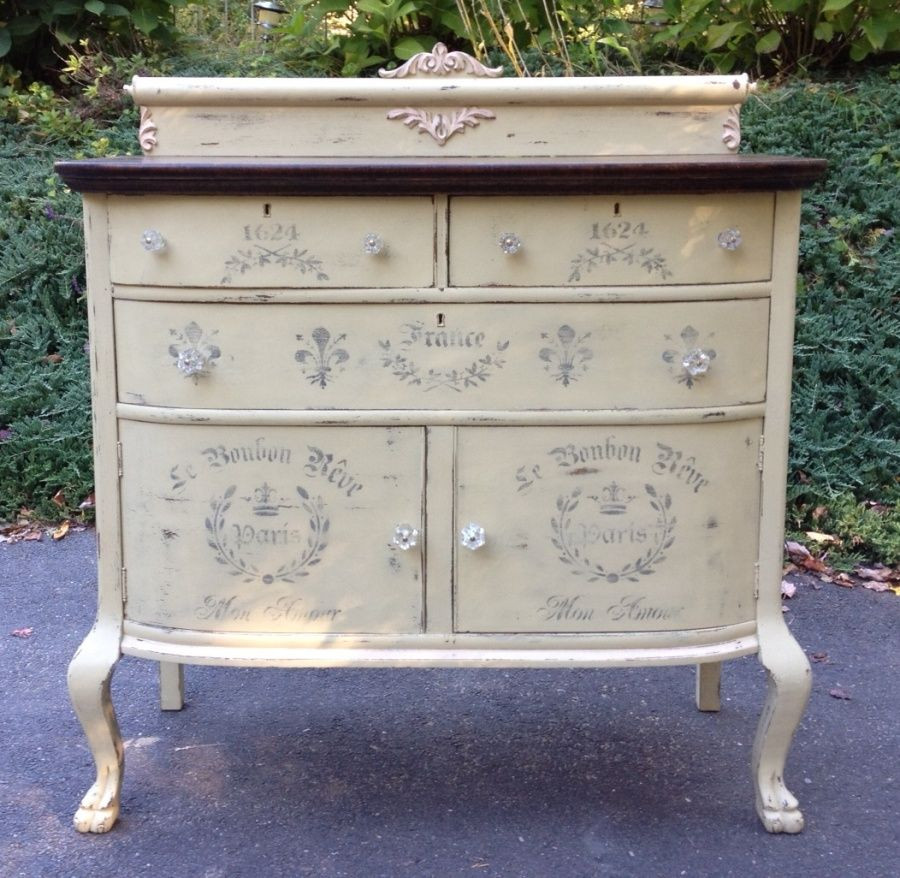 Best ideas about Painted Furniture Ideas Shabby Chic
. Save or Pin Turn of the cenrury Chalk painted shabby chic sideboard Now.
