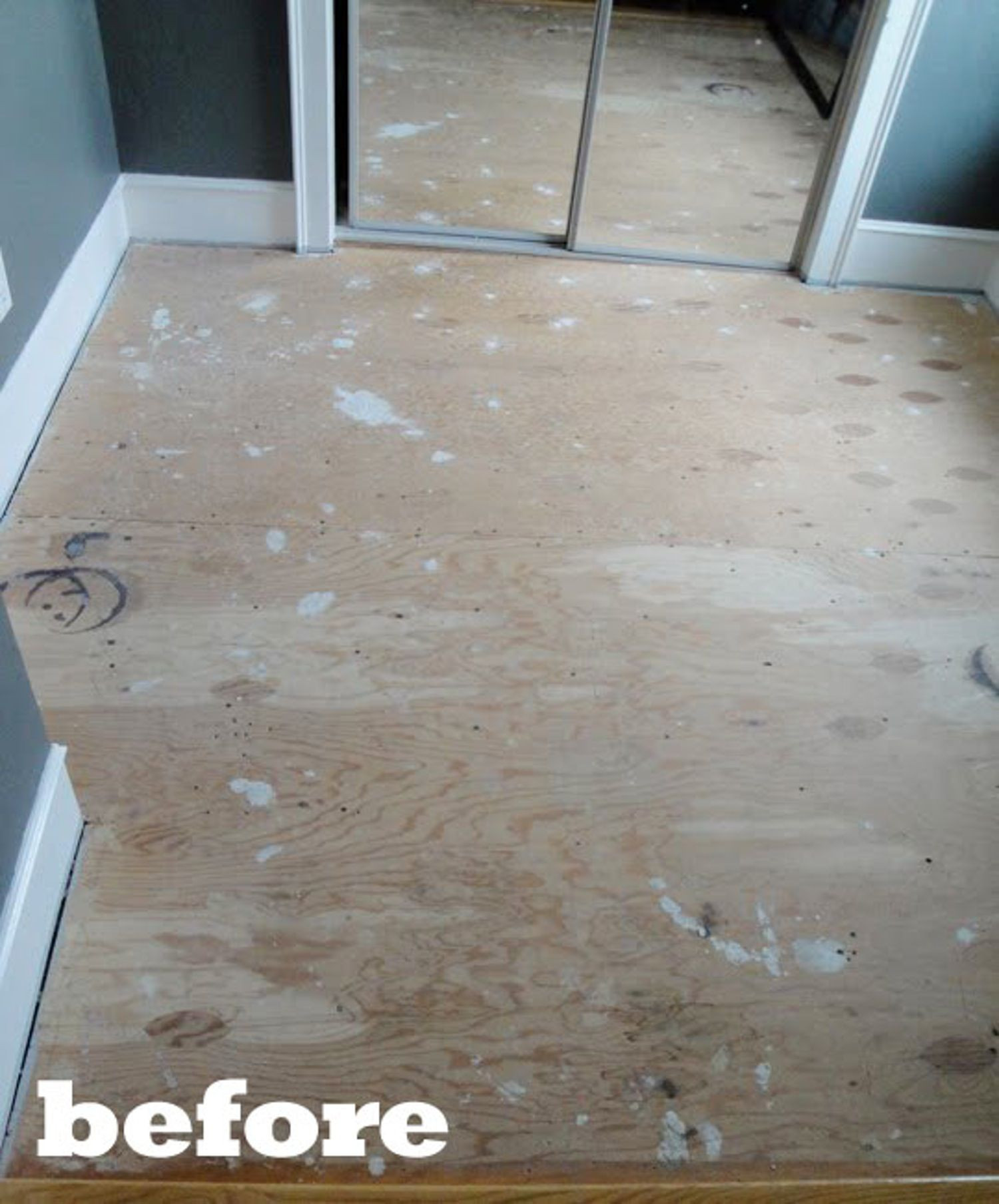 Best ideas about Painted Plywood Floors DIY
. Save or Pin Before & After Kim & Cara’s Painted Plywood Floor Now.