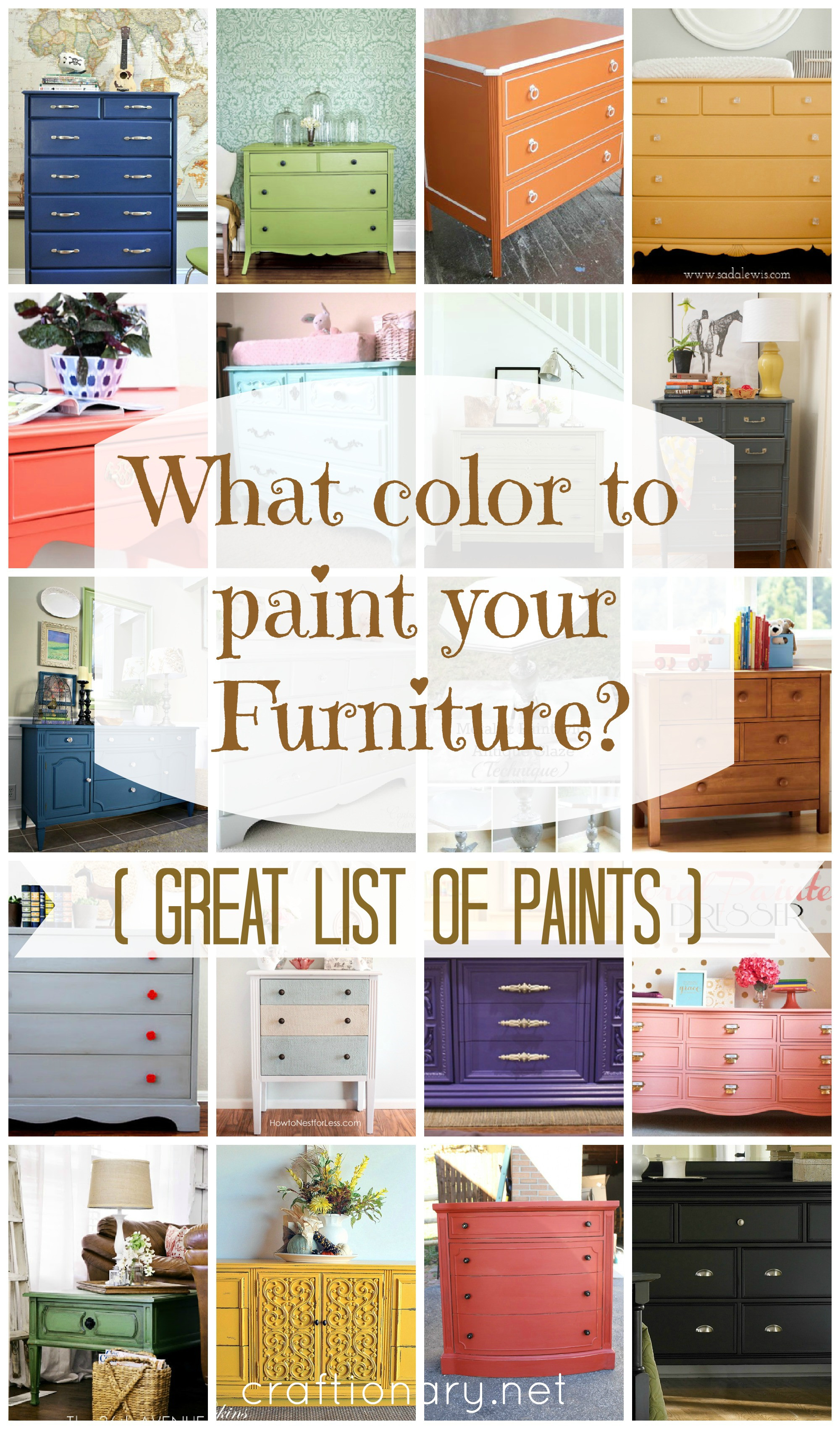 Best ideas about Painting Furniture Ideas Color
. Save or Pin Craftionary Now.