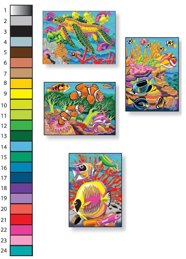 Best ideas about Painting Games For Adults
. Save or Pin Creative Haven Sea Life Paint by Number by George Now.