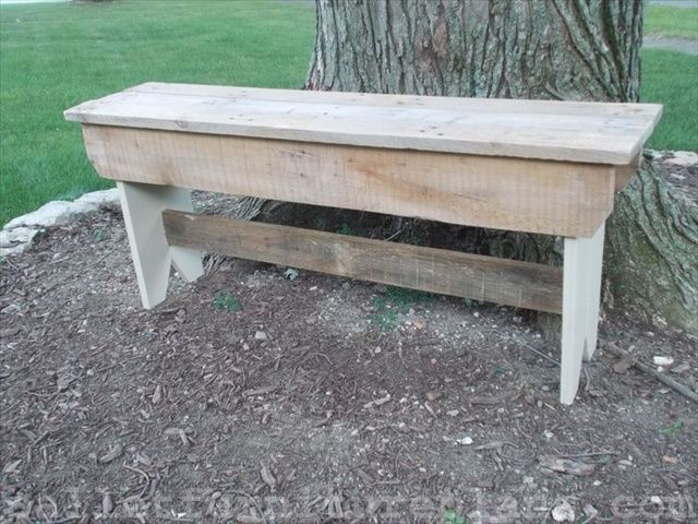 Best ideas about Pallet Benches DIY
. Save or Pin 15 DIY Outdoor Pallet Bench Now.
