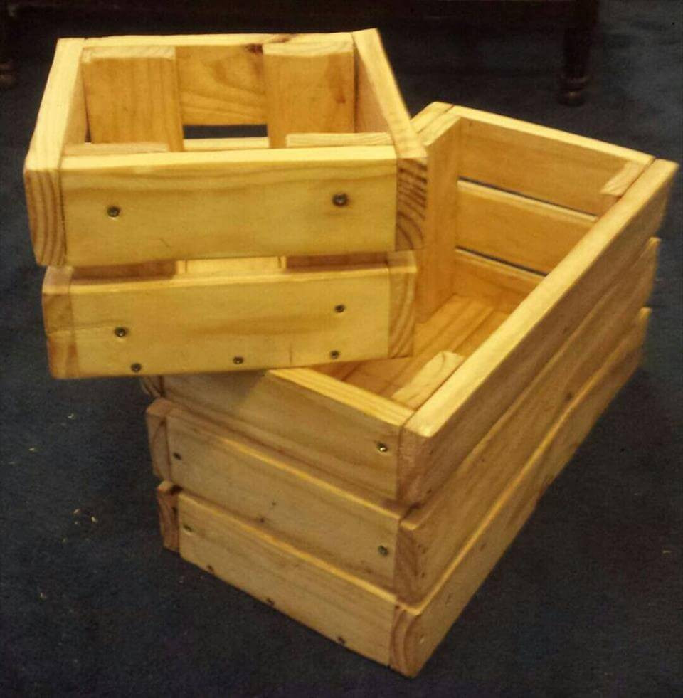 Best ideas about Pallet Boxes DIY
. Save or Pin Wooden Pallet Crate Boxes Now.