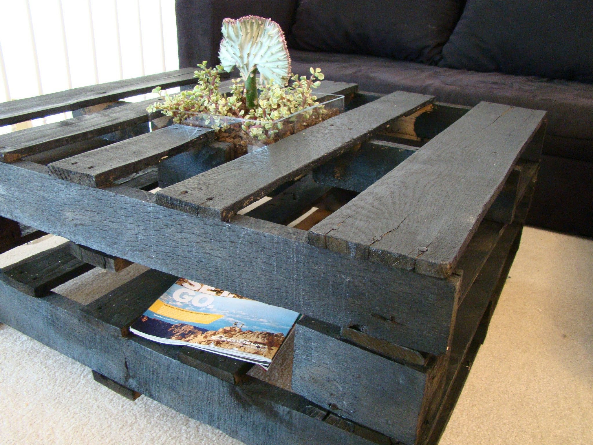 Best ideas about Pallet Coffee Table
. Save or Pin 18 DIY Pallet Coffee Tables Now.