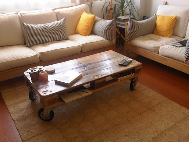 Best ideas about Pallet Coffee Table
. Save or Pin Pallet Coffee Table From Reclaimed Wood Now.