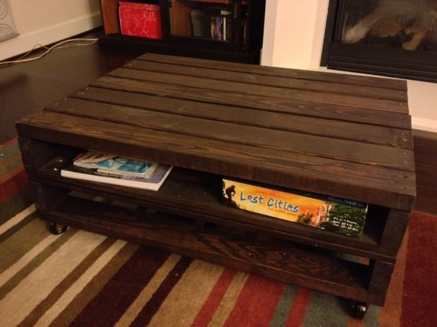 Best ideas about Pallet Coffee Tables DIY
. Save or Pin Pallet Coffee Table With Storage Cubby All Now.