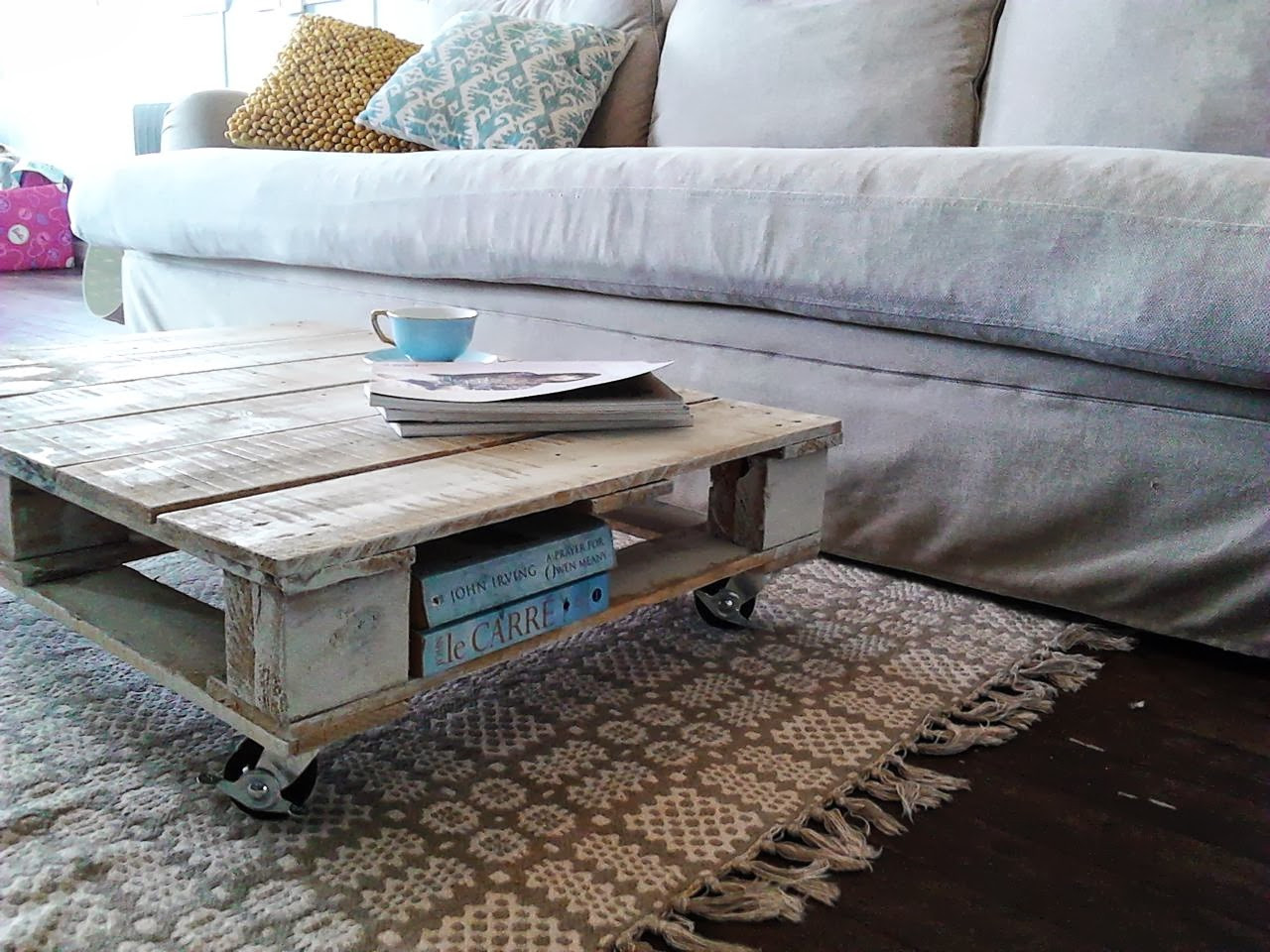 Best ideas about Pallet Coffee Tables DIY
. Save or Pin Chamomile & Peppermint DIY Up cycled Pallet Coffee Table Now.