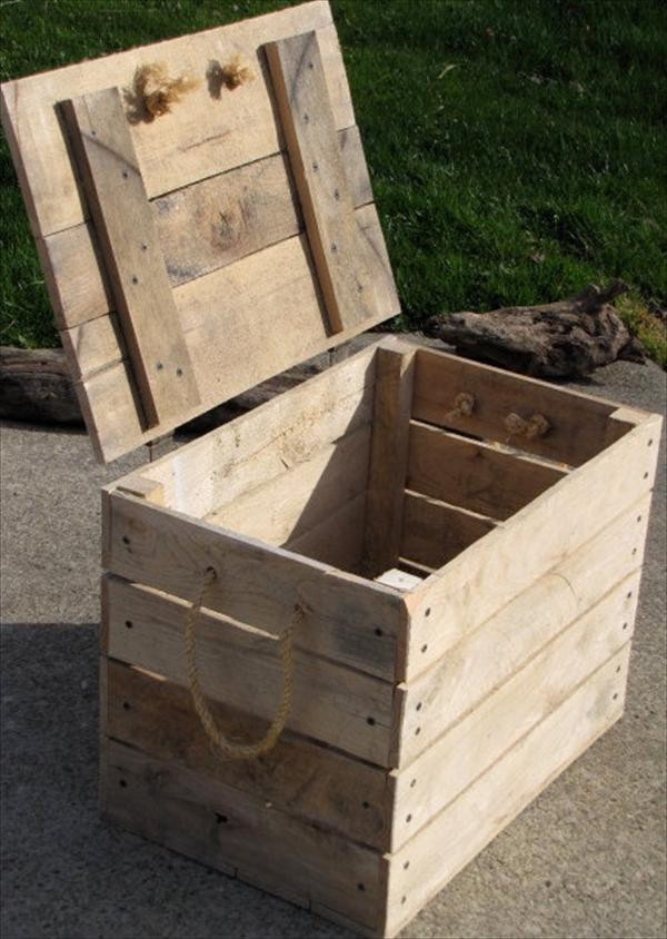 Best ideas about Pallet Furniture DIY Plans
. Save or Pin DIY Cool Pallet Box Storage Now.