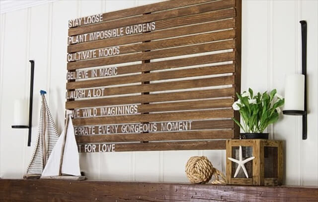 Best ideas about Pallet Wall Art
. Save or Pin Pallet Wall Art and Decor Ideas Now.