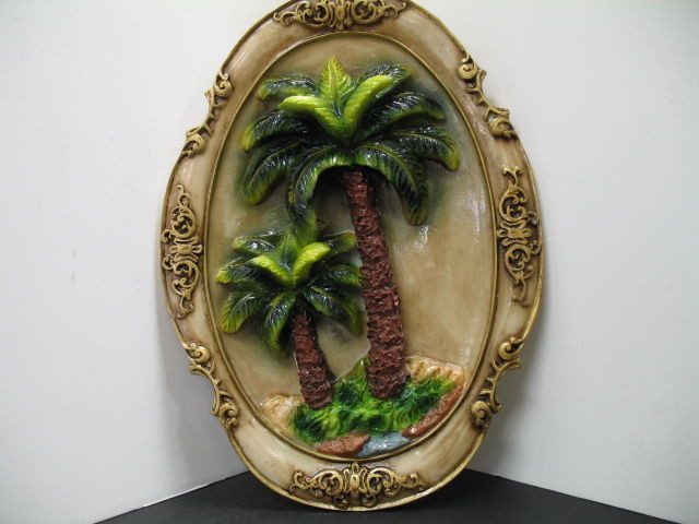 Best ideas about Palm Tree Kitchen Decorations
. Save or Pin PALM TREE wall oval 3D plaque Kitchen Decor TROPICAL bar Now.