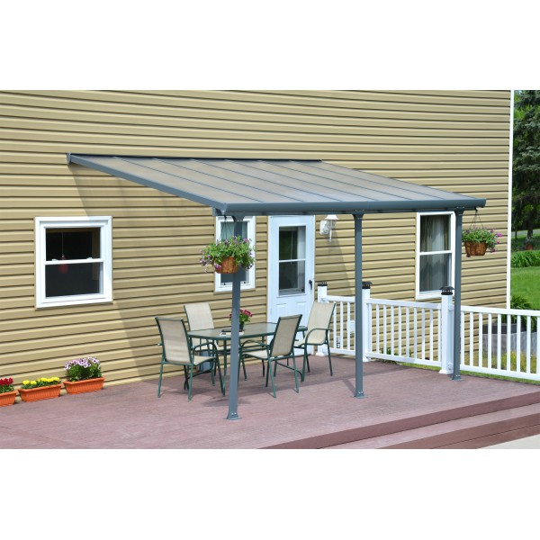 Best ideas about Palram Feria Patio Cover
. Save or Pin Palram 10x14 Feria Patio Cover Kit Gray HG9414 Now.